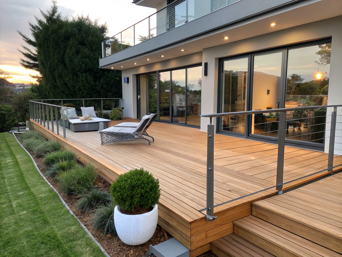 Multi-Level Deck Construction